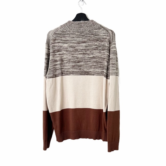 Anthony of London Sweater Ribbed Cozy Quarter Zip Men’s 2XL - Picture 2 of 5